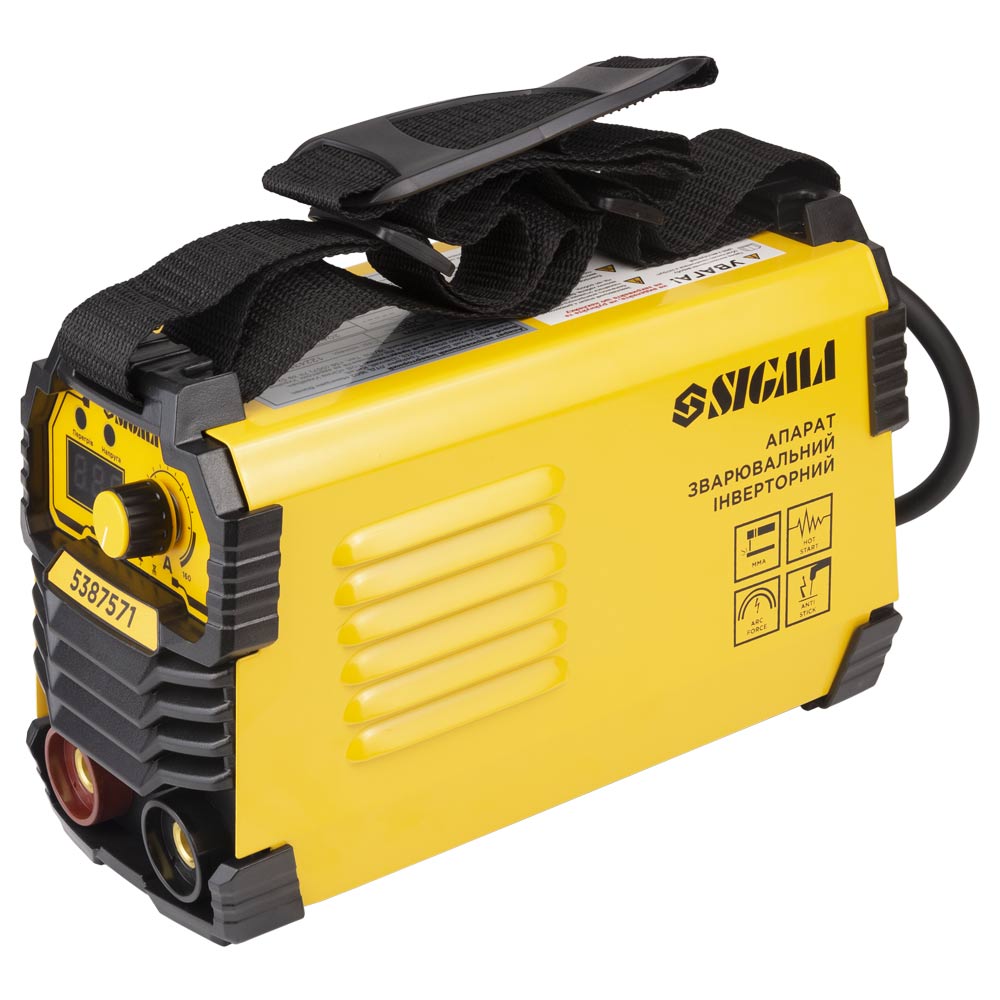 Апарат зварювальний Sigma інверторний ММА-160А електрод 4 мм дисплей
