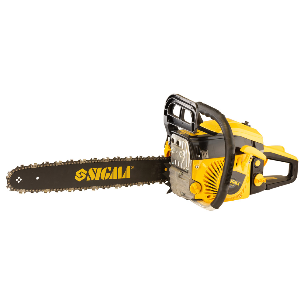 Бензопила ланцюгова Sigma 2.4кВт шина 45 см крок ланцюга 0.325