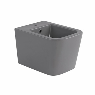 Биде подвесное Qtap Tern 520 x 350 x 330 мм, Stone grey (QT17551303GSG)