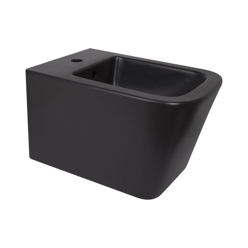 Біде підвісне Qtap Tern New 515x350x320 мм Matt Black (QT17551303GMB)