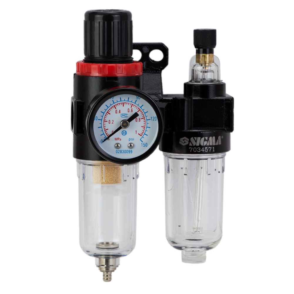 Блок подготовки воздуха Sigma в сборе 500 л/мин 1/4"