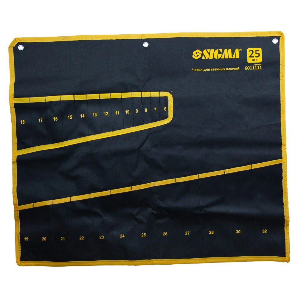 Чохол Sigma для гайкових ключів 25 шт