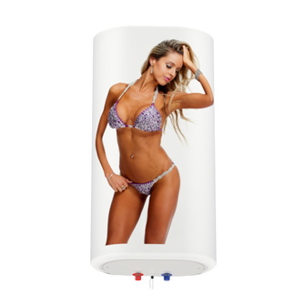 Декоративный чехол для бойлера Willer IV80DR-Brig (Девушка / 980 х 985 мм / 9)