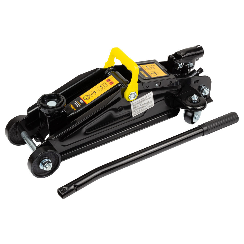 Домкрат Sigma гидравлический подкатной 2т H 130-345 мм (кейс)