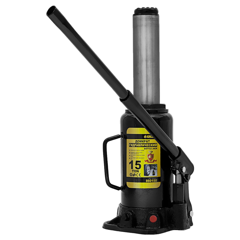 Домкрат Sigma гидравлический бутылочный 15т H 230-460 мм