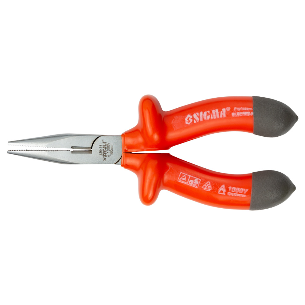 Довгогубці Sigma 1000В діелектричні прямі 160 мм