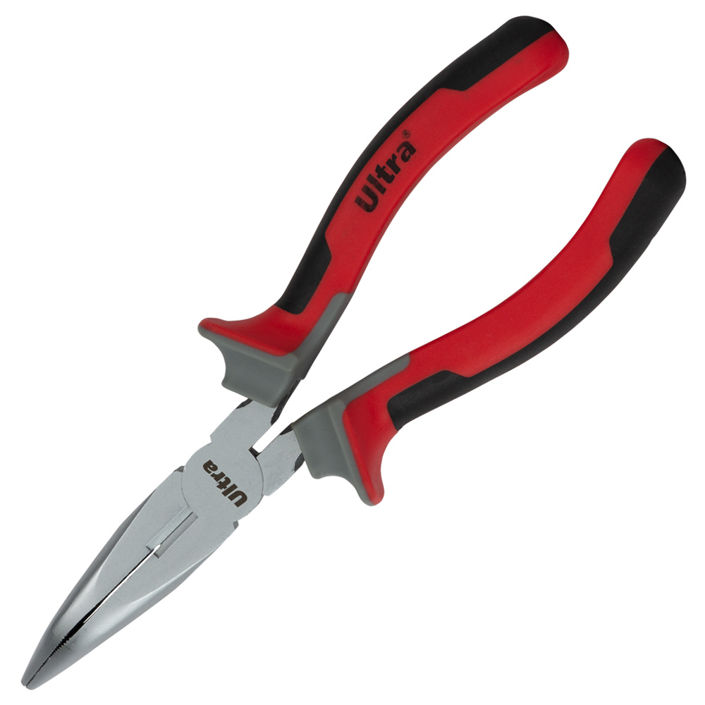 Длинногубцы Ultra Profi CrV изогнутые 200 мм