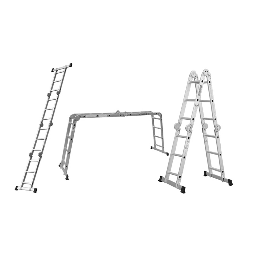 Драбина Flora багатоцільова алюмінієва 4 х 3 сходинок 3.56 м