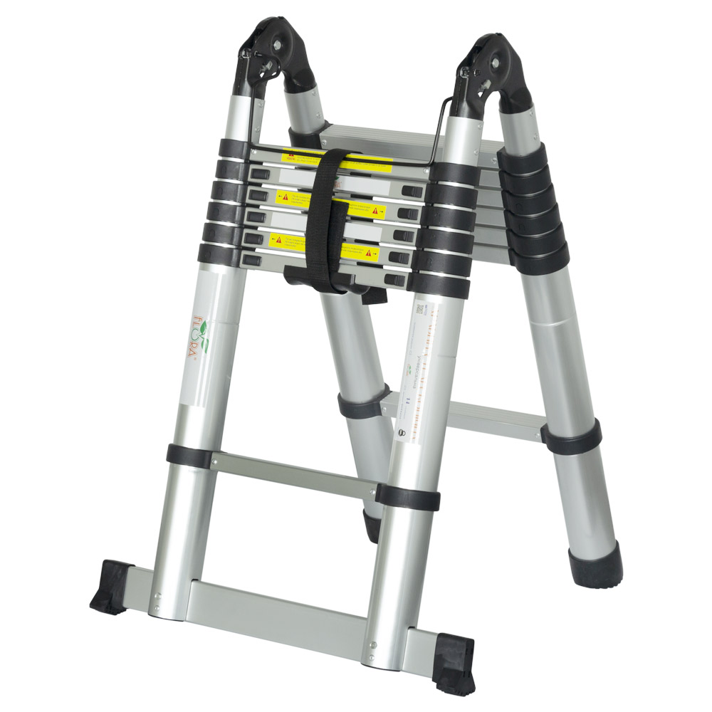 Драбина Flora телескопічна універсальна 14 сходинок 4.4 м