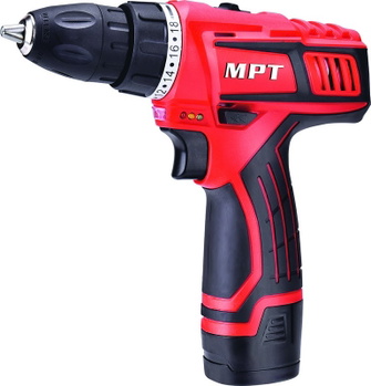 Дрель-шуруповерт MPT аккумуляторный MCDT1226.B2 12 В 1.5 А·ч Дрель-шуруповерт MPT аккумуляторный MCDT1226.B2 12 В 1.5 А·ч