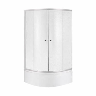Душова кабіна Lidz Latwa SC80 х 80.SAT.HIGH.FR напівкругла, скло Frost 4 мм + Душовий піддон Lidz KAPIELKA ST80 х 80 х 41, з панеллю Душова кабіна Lidz Latwa SC80 х 80.SAT.HIGH.FR напівкругла, скло Frost 4 мм + Душовий піддон Lidz KAPIELKA ST80 х 80 х 41, з панеллю