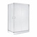 Душова кабіна Lidz Wawel SC100 х 80.SAT.LOW.FR, скло Frost 5 мм + Душовий піддон Lidz KAPIELKA ST100 х 80 х 14