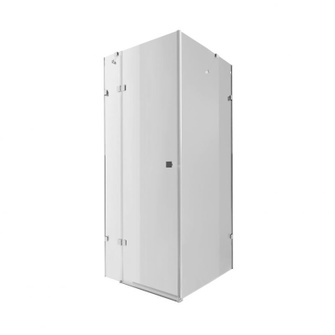 Душова кабіна Qtap Capricorn CRM1011SC6 100 х 100 см, скло Clear 6 мм, CalcLess, без піддона