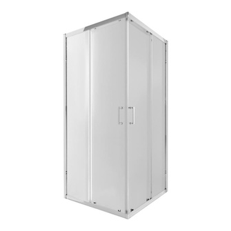 Душова кабіна Qtap Taurus CRM1011SC6 100 х 100 см, скло Clear 6 мм, покриття CalcLess, без піддона
