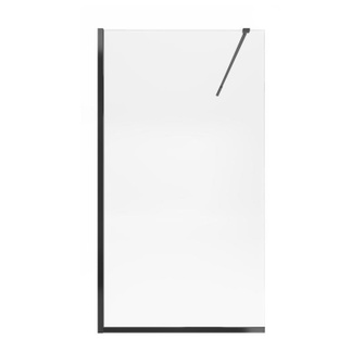 Душова перегородка Qtap Walk-In Standard BLM201.C8 100 х 200 см, скло Clear 8 мм, покриття CalcLess