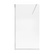 Душова перегородка Qtap Walk-In Standard CRM2011.C8 110 х 200 см, скло Clear 8 мм, покриття CalcLess