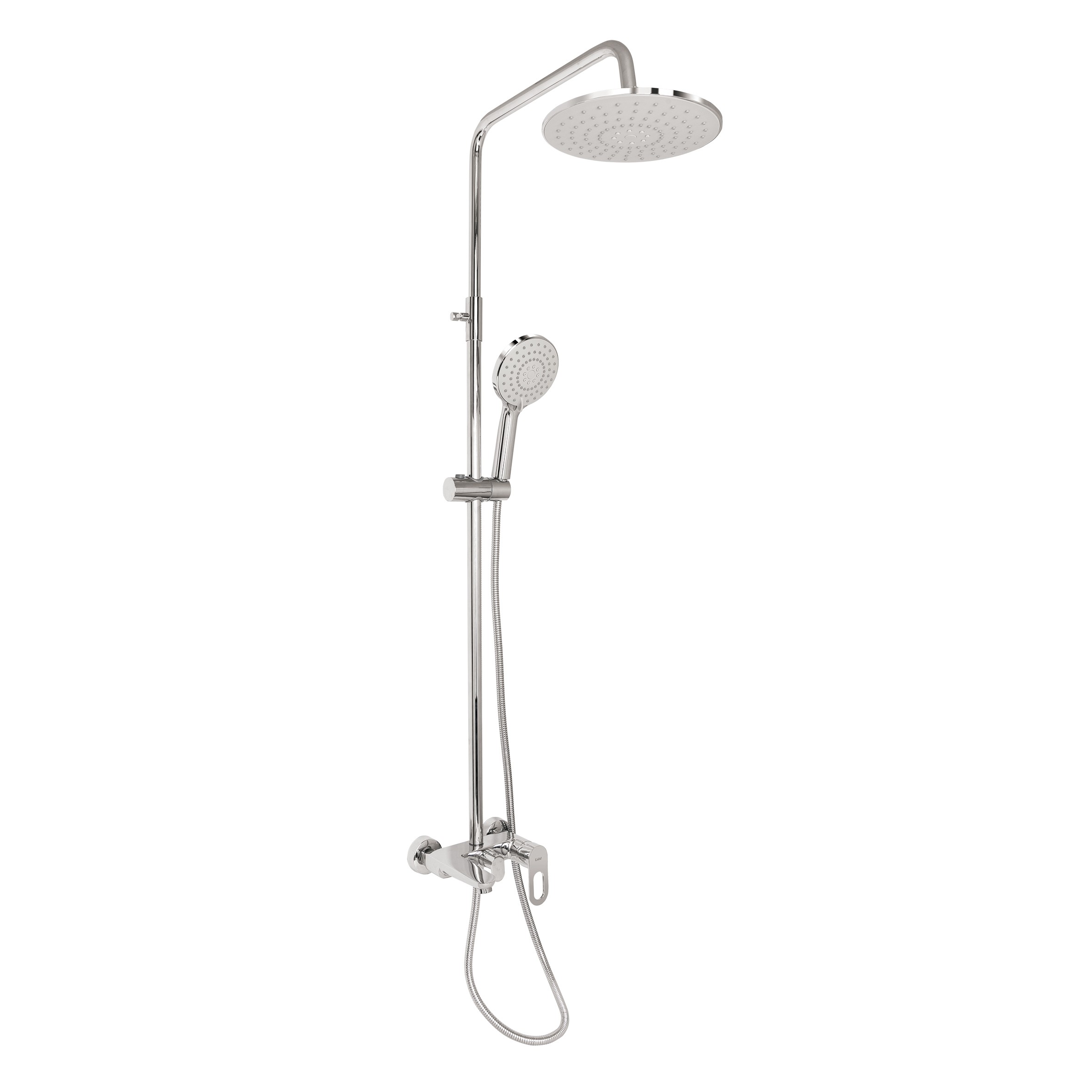 Душевая система универсальная Lidz Latwa 1030 на три потребителя (с изливом) (k35) Chrome (LDLAT1030CRM45417)