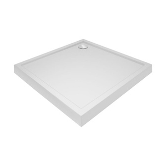 Душовий піддон Qtap 100 х 100 х 12 см + сифон (Tern 301112)