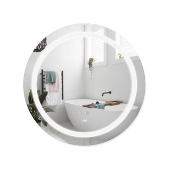 Дзеркало Lidz Aria R600 з LED-підсвічуванням Touch, з антизапотіванням, димером, рег. яскравості (LD78LR600)