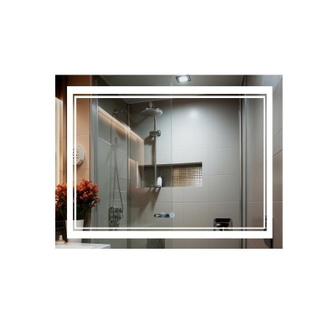 Дзеркало Qtap Cardinal (CA1) 1000 х 800 з LED-підсвічуванням Touch, з антизапотіванням, димером, рег. темп. кольору (3000-6500K) (QT0478C10080) Дзеркало Qtap Cardinal (CA1) 1000 х 800 з LED-підсвічуванням Touch, з антизапотіванням, димером, рег. темп. кольору (3000-6500K) (QT0478C10080)