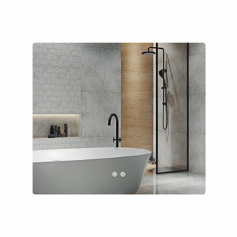 Дзеркало Qtap Taurus (TA2) 1000 х 800  з LED-підсвічуванням Touch, з антизапотіванням, димером, рег. темп. кольору (3000-6500K) (QTTAU100080048957)