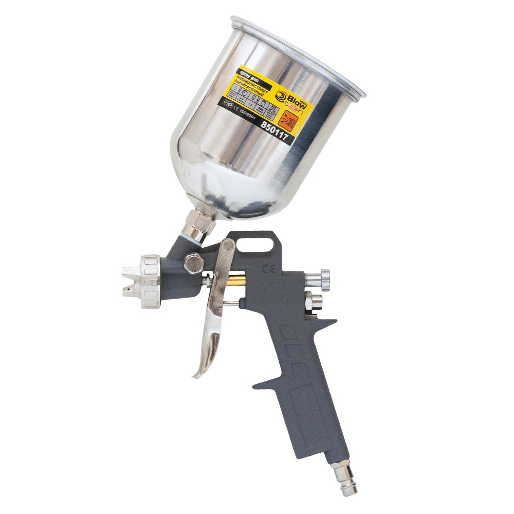 Фарборозпилювач Sigma HP Ø1.5 мм 85-225л/хв 3.5бар в/б 600 мл (мет)