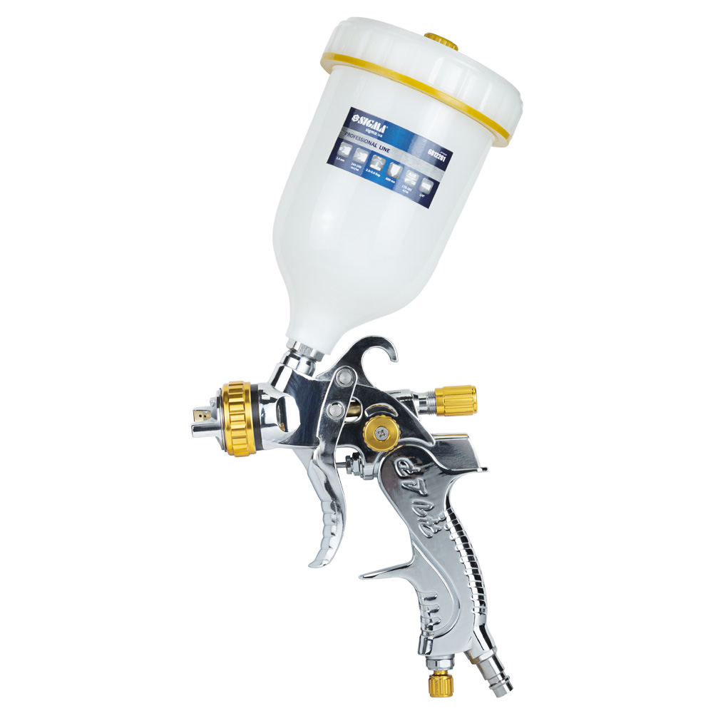 Фарборозпилювач Sigma HVLP Ø1.4 мм з в/б (пласт)