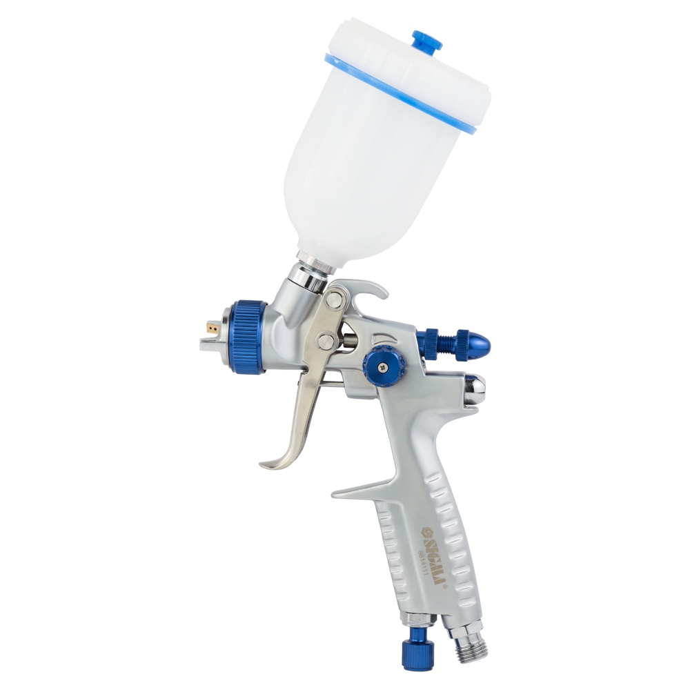 Фарборозпилювач Sigma Refine LVMP Ø0.8 мм 60-170л/хв 1.5-2бар (для лівої руки) в/б 100 мл (пласт)