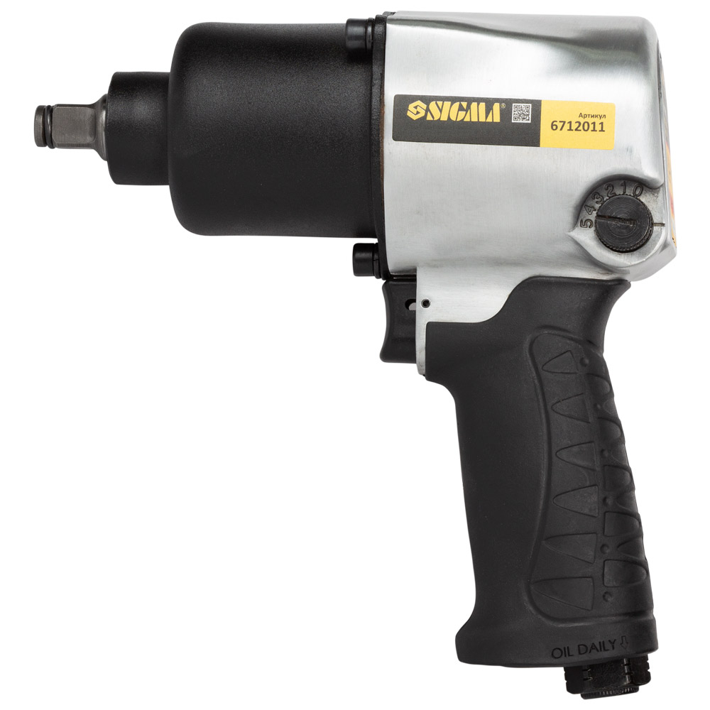 Гайковерт Sigma 1/2" пневматичний посилений 640Нм