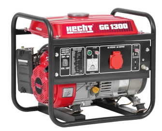 Генератор бензиновый Hecht GG 1300 230 В 0.9/1.0 кВт Генератор бензиновый Hecht GG 1300 230 В 0.9/1.0 кВт
