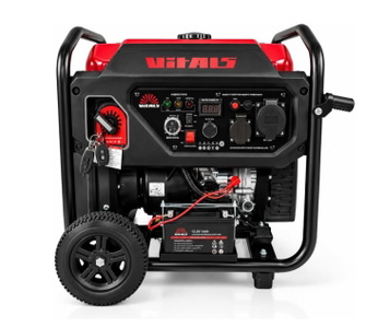 Генератор бензиновий інверторний Vitals Master IG 7.5ba dual power 230-400 В 7.0/7.5 кВт 4-тактний електрозапуск
