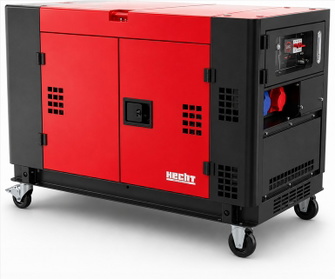 Генератор дизельный Hecht Super Silent Dual Power 17.0/18.0 кВт 4-тактный