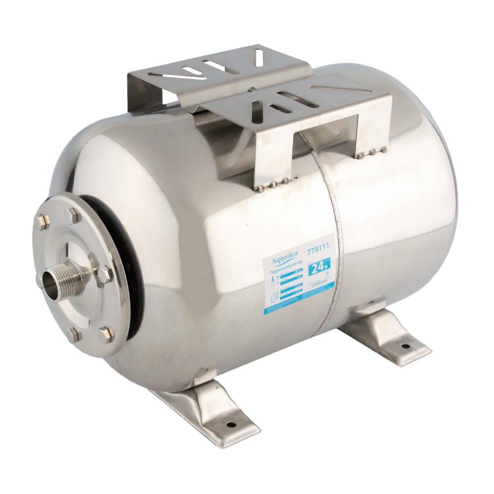 Гідроакумулятор Aquatica горизонтальний 24 л (нерж)