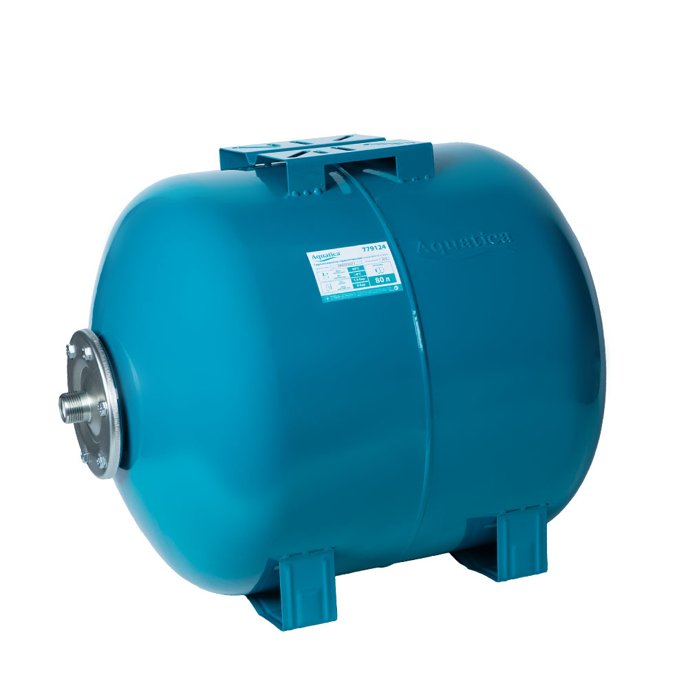 Гідроакумулятор Aquatica горизонтальний 80 л