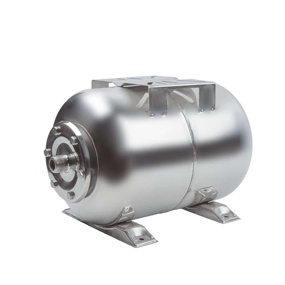 Гідроакумулятор Wetron горизонтальний 24 л (нерж) HTw24SS