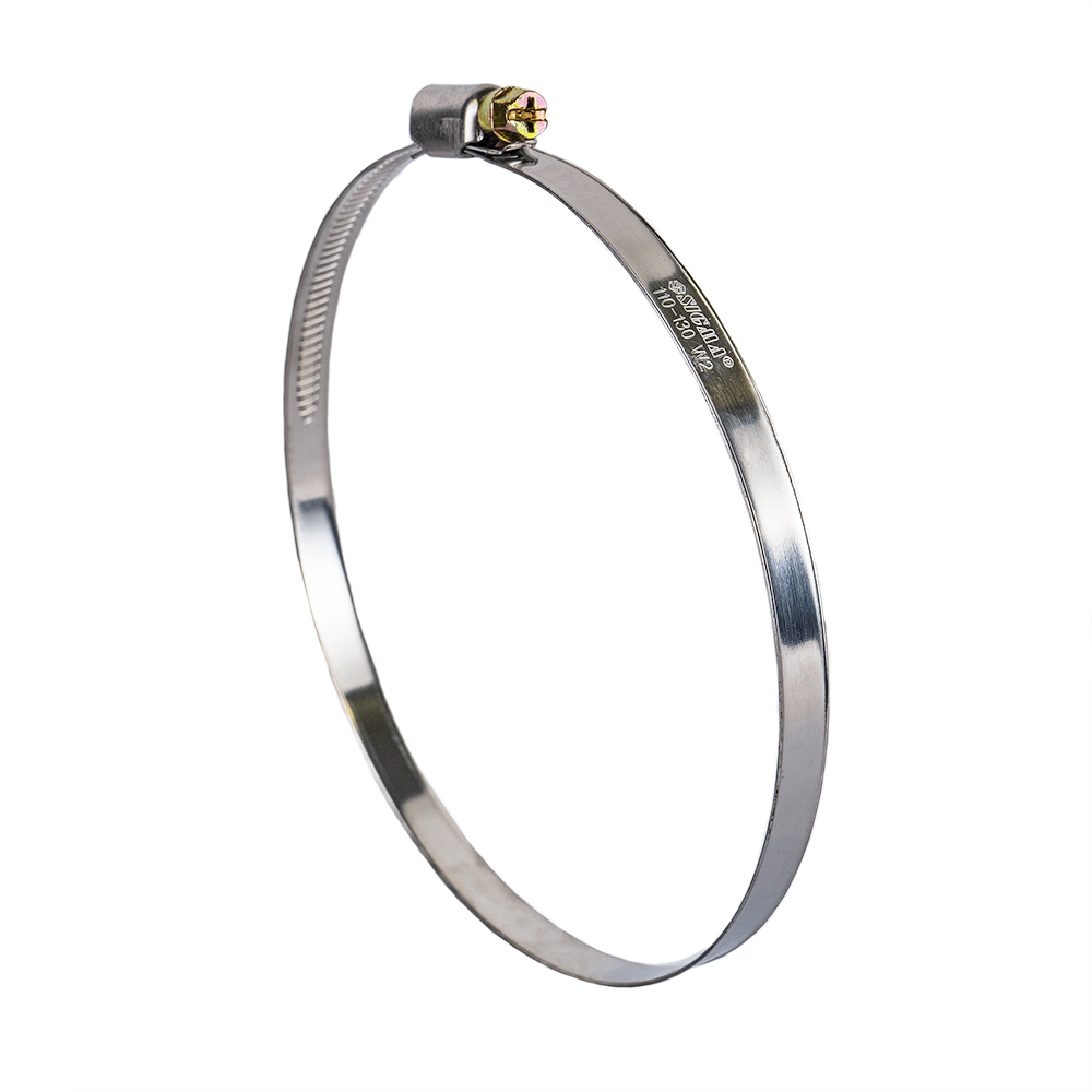 Хомут черв'ячний Sigma нержавіючий 9 мм D110-130 мм 10 шт