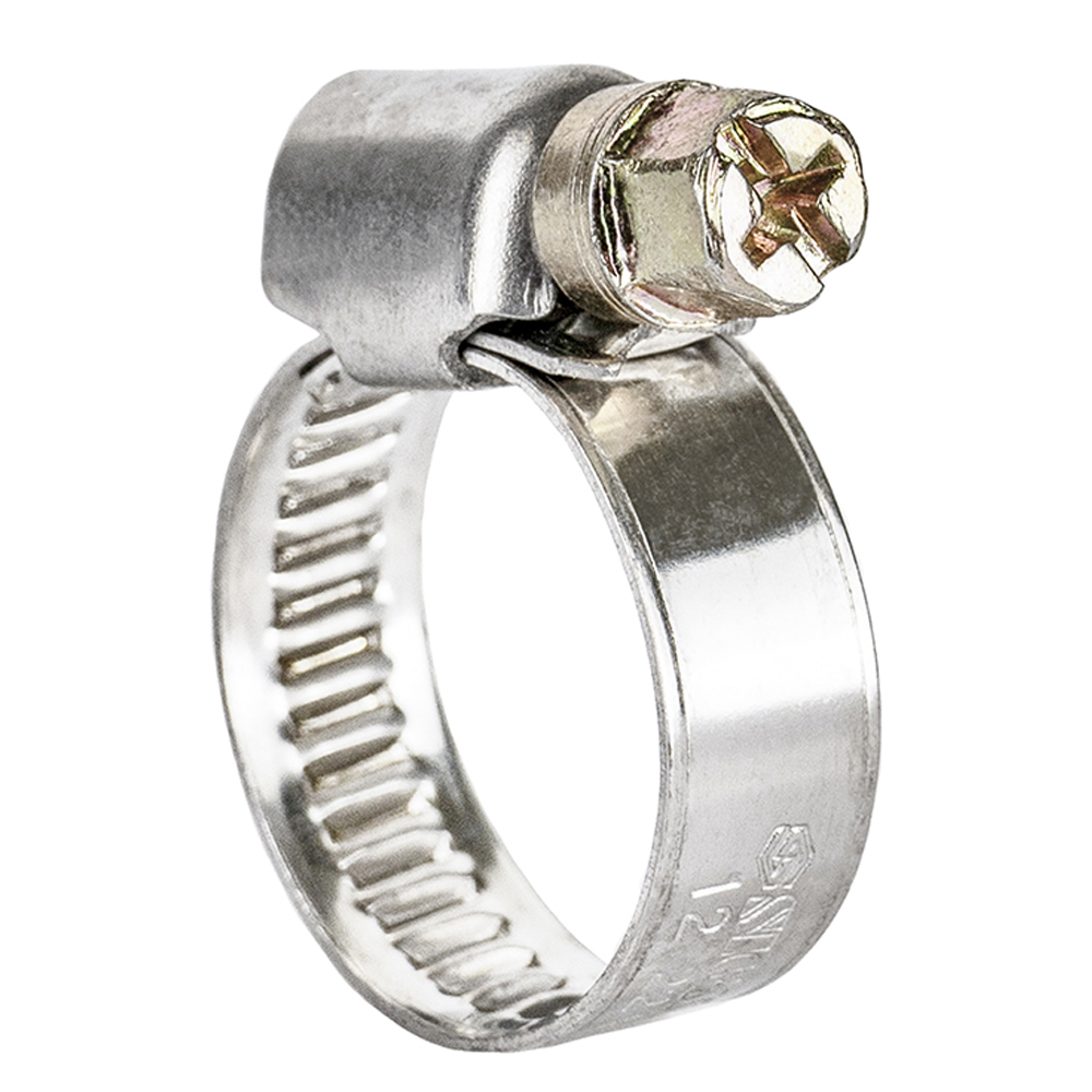 Хомут черв'ячний Sigma нержавіючий 9 мм D12-22 мм 25 шт Хомут черв'ячний Sigma нержавіючий 9 мм D12-22 мм 25 шт