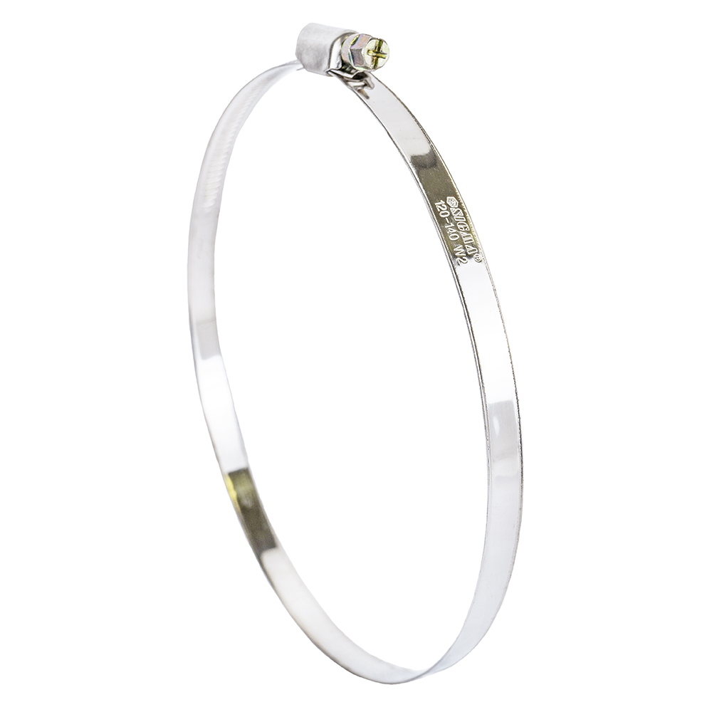 Хомут черв'ячний Sigma нержавіючий 9 мм D120-140 мм 10 шт Хомут черв'ячний Sigma нержавіючий 9 мм D120-140 мм 10 шт