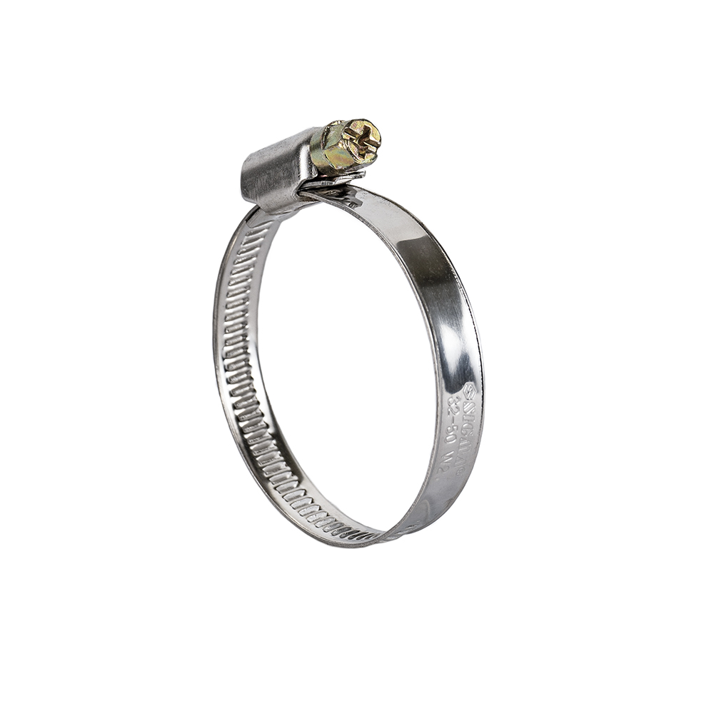 Хомут черв'ячний Sigma нержавіючий 9 мм D32-50 мм 25 шт Хомут черв'ячний Sigma нержавіючий 9 мм D32-50 мм 25 шт