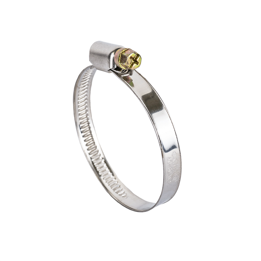 Хомут черв'ячний Sigma нержавіючий 9 мм D40-60 мм 10 шт Хомут черв'ячний Sigma нержавіючий 9 мм D40-60 мм 10 шт