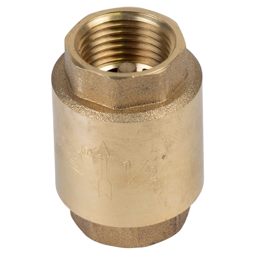 Клапан Aquatica зворотний F1/2" x F1/2" (латунь) euro 130 г