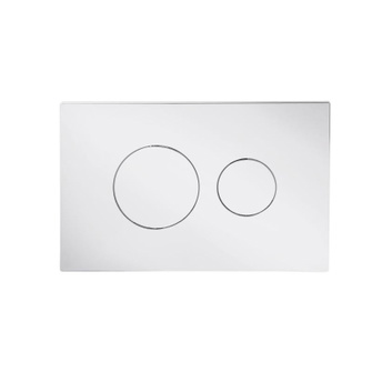 Клавіша змиву Qtap Standard 152 × 236 × 28 мм, Chrome, кругла (QTSTD164CRM49469)