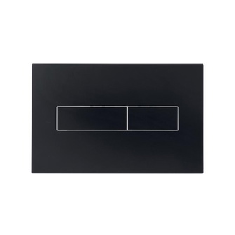Клавіша змиву Qtap Standard 152 × 236 × 28 мм, Matt Black, лінійна (QTSTD164BLM49473)