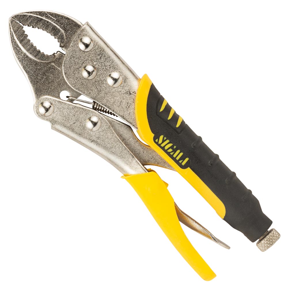 Кліщі затискні Sigma CrV універсальні напівкруглі 180 мм Кліщі затискні Sigma CrV універсальні напівкруглі 180 мм