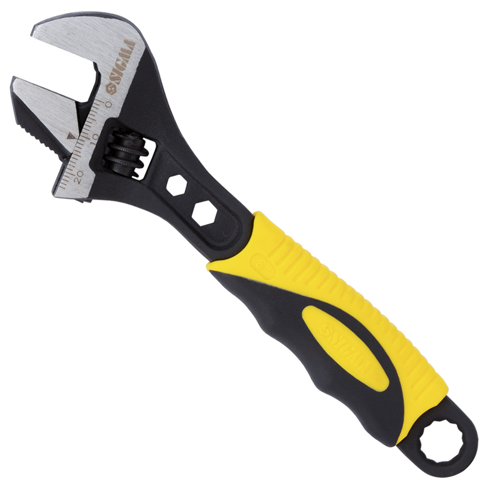 Ключ розвідний Sigma Crv (TPR) з переставной губкою 150 мм 0-24 мм