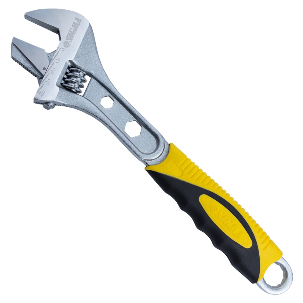 Ключ розвідний Sigma Crv (TPR) з переставной губкою 300 мм 0-41 мм