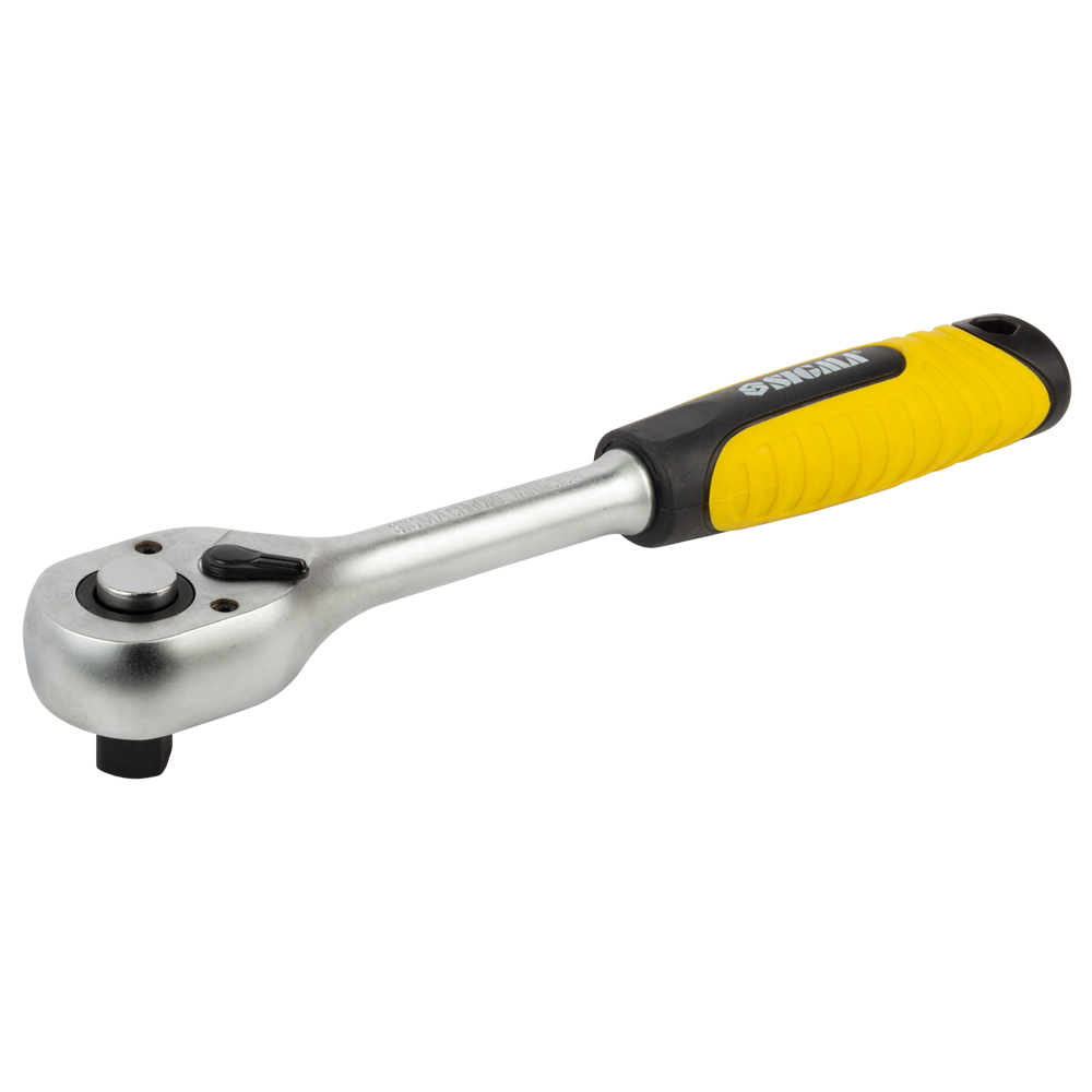 Ключ-тріскачка Sigma CrV 1/2" 250 мм 72T