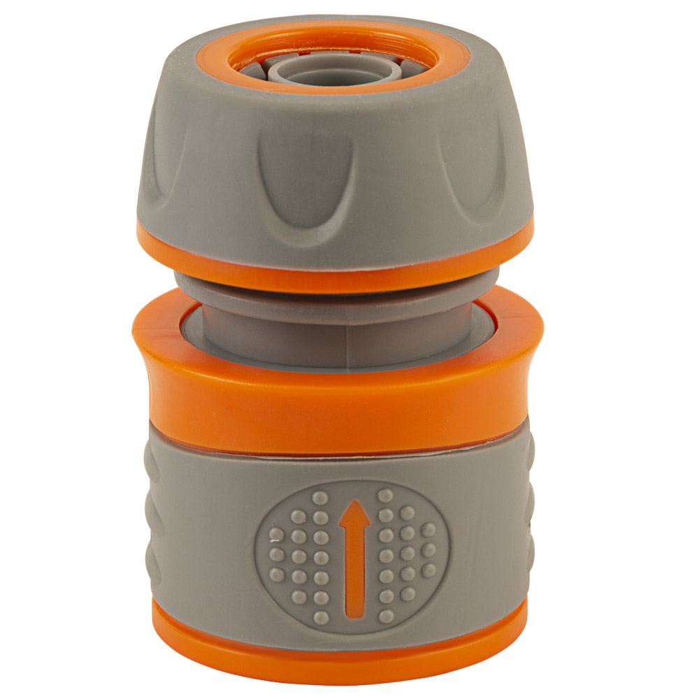 Конектор Flora 1/2" швидкознімний для шланга 1/2" (ABS + TPR) Конектор Flora 1/2" швидкознімний для шланга 1/2" (ABS + TPR)