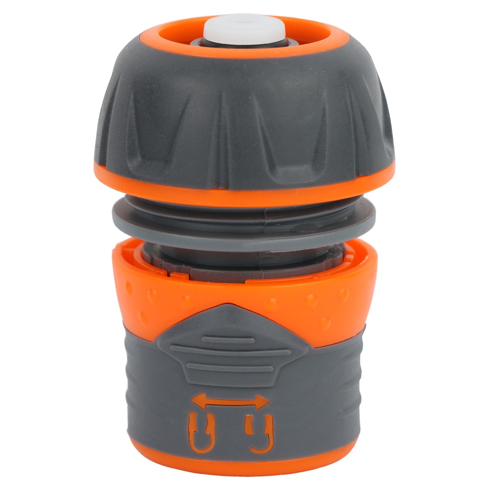 Конектор Flora 1/2" швидкознімний для шланга 3/4" аквастоп з замком (ABS + TPR) Конектор Flora 1/2" швидкознімний для шланга 3/4" аквастоп з замком (ABS + TPR)