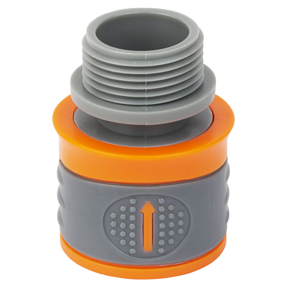 Конектор Flora 1/2" швидкознімний на кран в/р 3/4" (ABS + TPR) Конектор Flora 1/2" швидкознімний на кран в/р 3/4" (ABS + TPR)